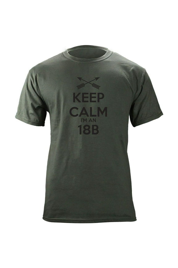 Classic Keep Calm I'm a 18B Army MOS T-Shirt