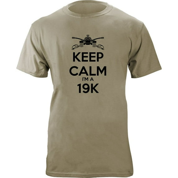 Classic Keep Calm I'm a 19K Army MOS T-Shirt