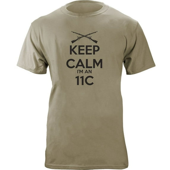 Classic Keep Calm I'm an 11C Army MOS T-Shirt