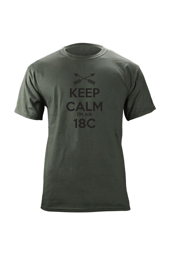 Classic Keep Calm I'm an 18C Army MOS T-Shirt