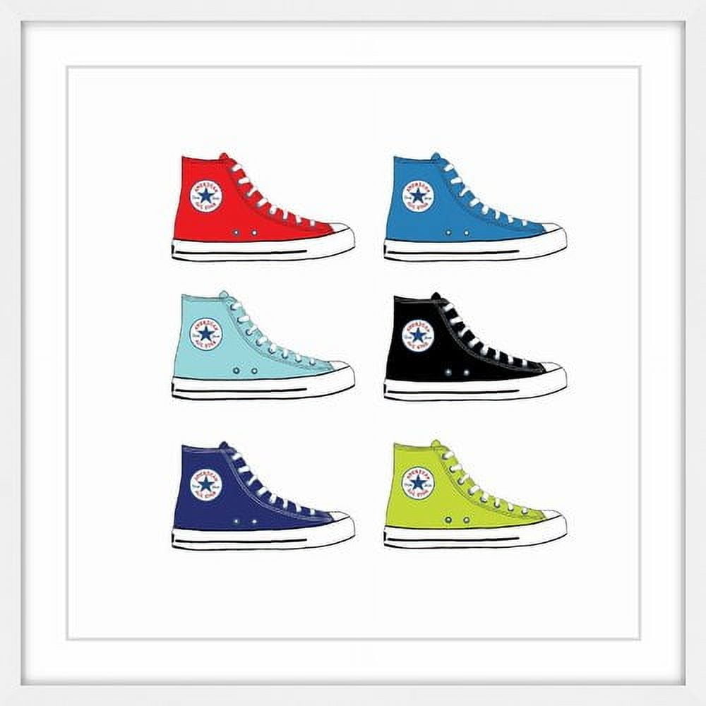 "Classic Kicks" Framed Painting Print