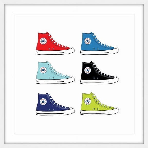 "Classic Kicks" Framed Painting Print