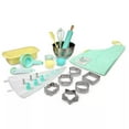 thumbnail image 1 of Classic Kids Baking Set, 44-Piece Bakeware Kit with Silicone & Stainless Steel Tools, Apron, Mixing Bowl, Cookie Cutters & Recipes, 1 of 5