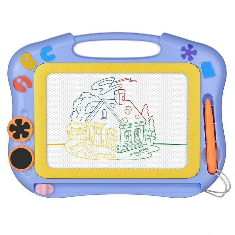 Mabozo Classic Kids Magna Doodle,Toddler Magnetic Drawing Board Etch A Sketch Learning Toys,Doodle Board Toys Gift for Girl Boy Age 1-4,Colorful Erasable 