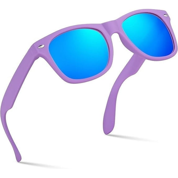 Classic Kids Sunglasses for Boys Girls Age 3-12 Shatterproof UV400 Toddler Children Sun Glasses