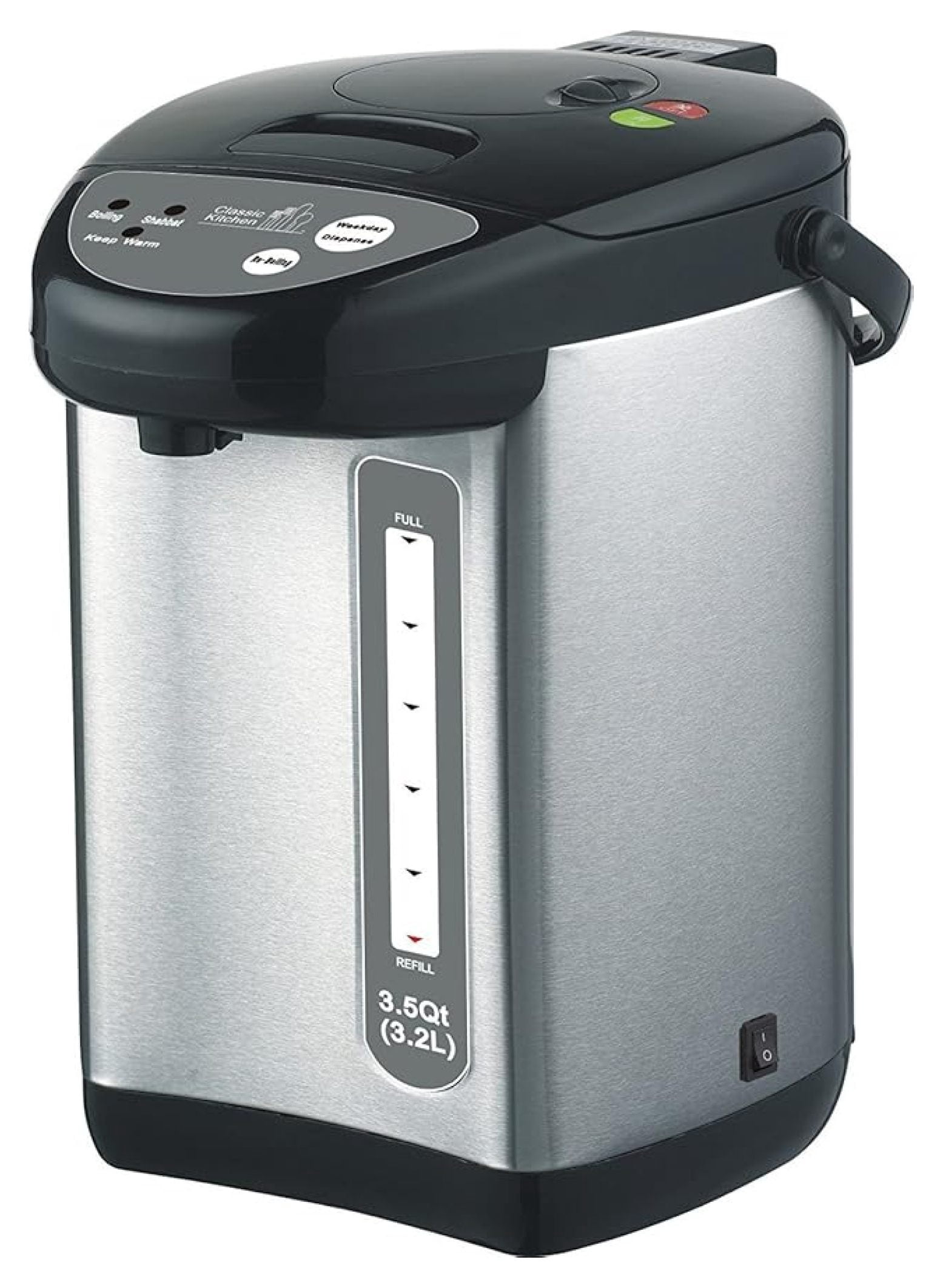 Classic Kitchen CK321NP 3.5QT (3.2L) Electric Kettle Hot Water Boiler ...