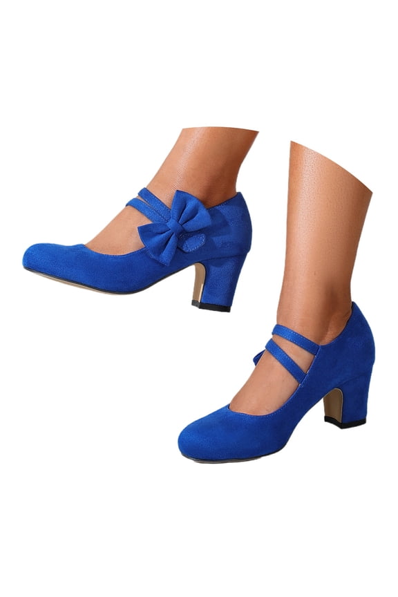 Classic Kitten Heels for Women – Comfortable and Elegant Office Shoes Classic Round Toe High Heel For Oktoberfest Fall Winter Casual Fashion Floral Dress Shoes