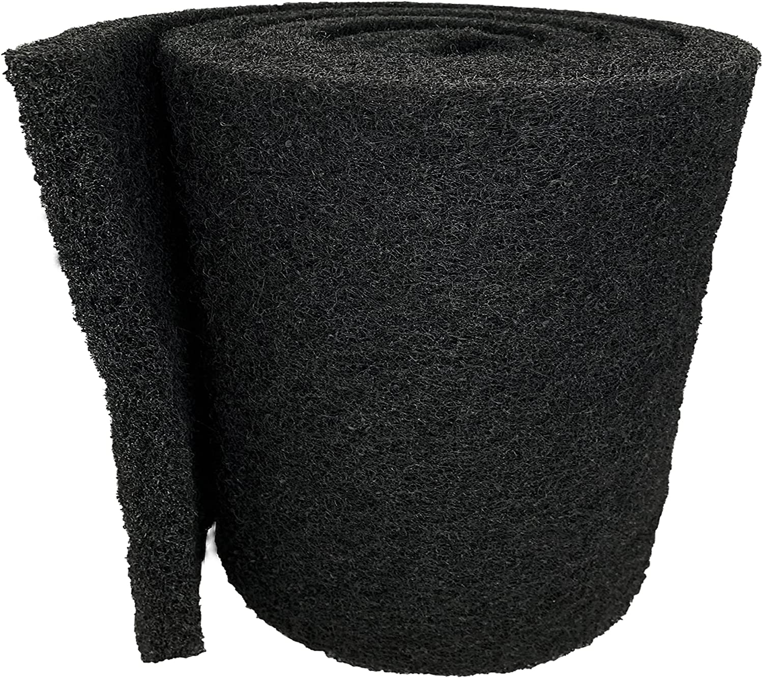 Classic Koi Pond Filter Pad COARSE Black Bulk Roll Pond Filter Media