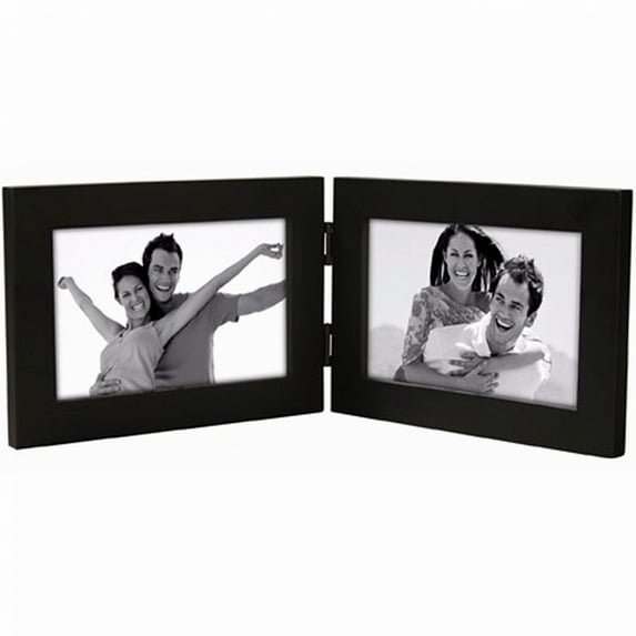 Classic LINEAR Duo Black LANDSCAPE for 6x4 prints by Malden - 4x6