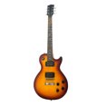 thumbnail image 1 of Zenison Classic LP Style Electric Guitar, Exotic Quilted Maple with Smooth Finish, Sunburst Tobacco Pattern, 1 of 6