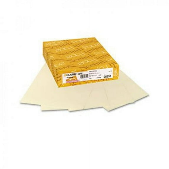 Classic Laid Stationery Writing Paper, 24-lb, 8-1/2 x 11, Baronial Ivory, 500/Rm by NEENAH PAPER (Catalog Category: Paper, Envelopes & Mailers / Paper)