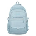 thumbnail image 1 of Classic Laptop Backpack,Water-Resistant Pack Bookbag Ruckback with Compartments,12.2x7.08x17.74" Basic Travel Backpack Bookbag,Water Resistant Computer Computer Bag Laptop Notebook,Blue, 1 of 9