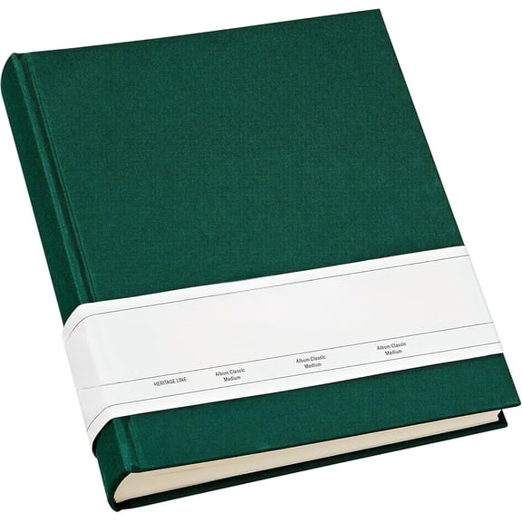 Classic Large Photo Album, 130 Cream Pages, Forest