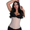 thumbnail image 1 of Classic Latex Waist Cincher - Nude - 16, 1 of 2