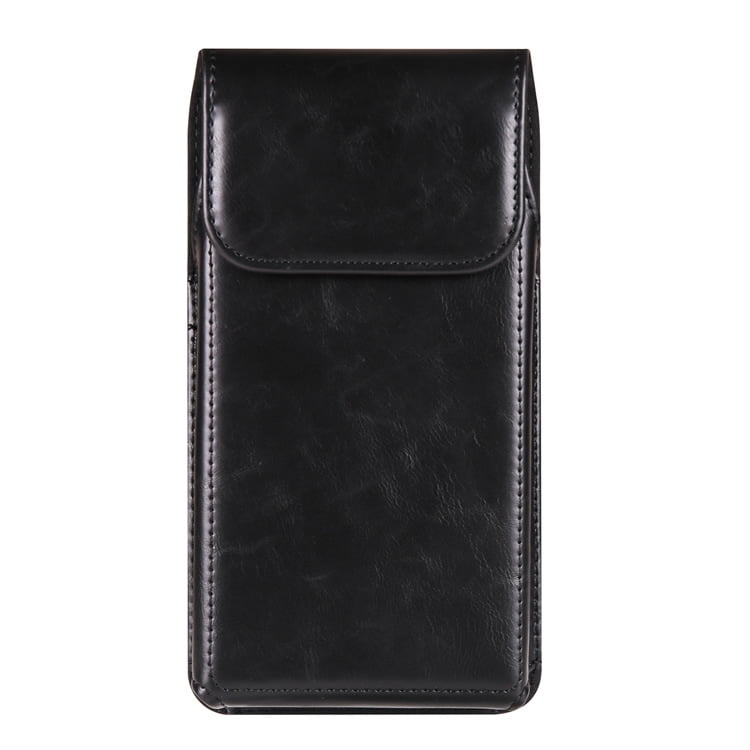 Classic Leather Phone Holster with Belt Loop & Magnetic Closure for Samsung & iPhone