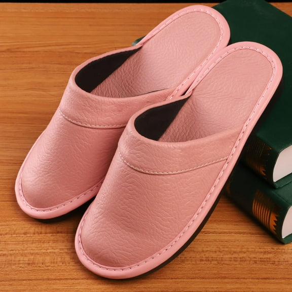 Classic Leather Slippers: Timeless Design, Premium Leather Material, Ideal for Daily Home Use with Exceptional Fit
