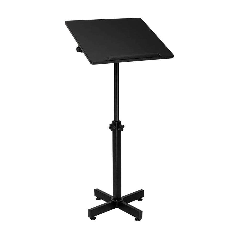 Classic Lectern Stand, Height Adjustable Mobile Podium, Multi-Purpose ...