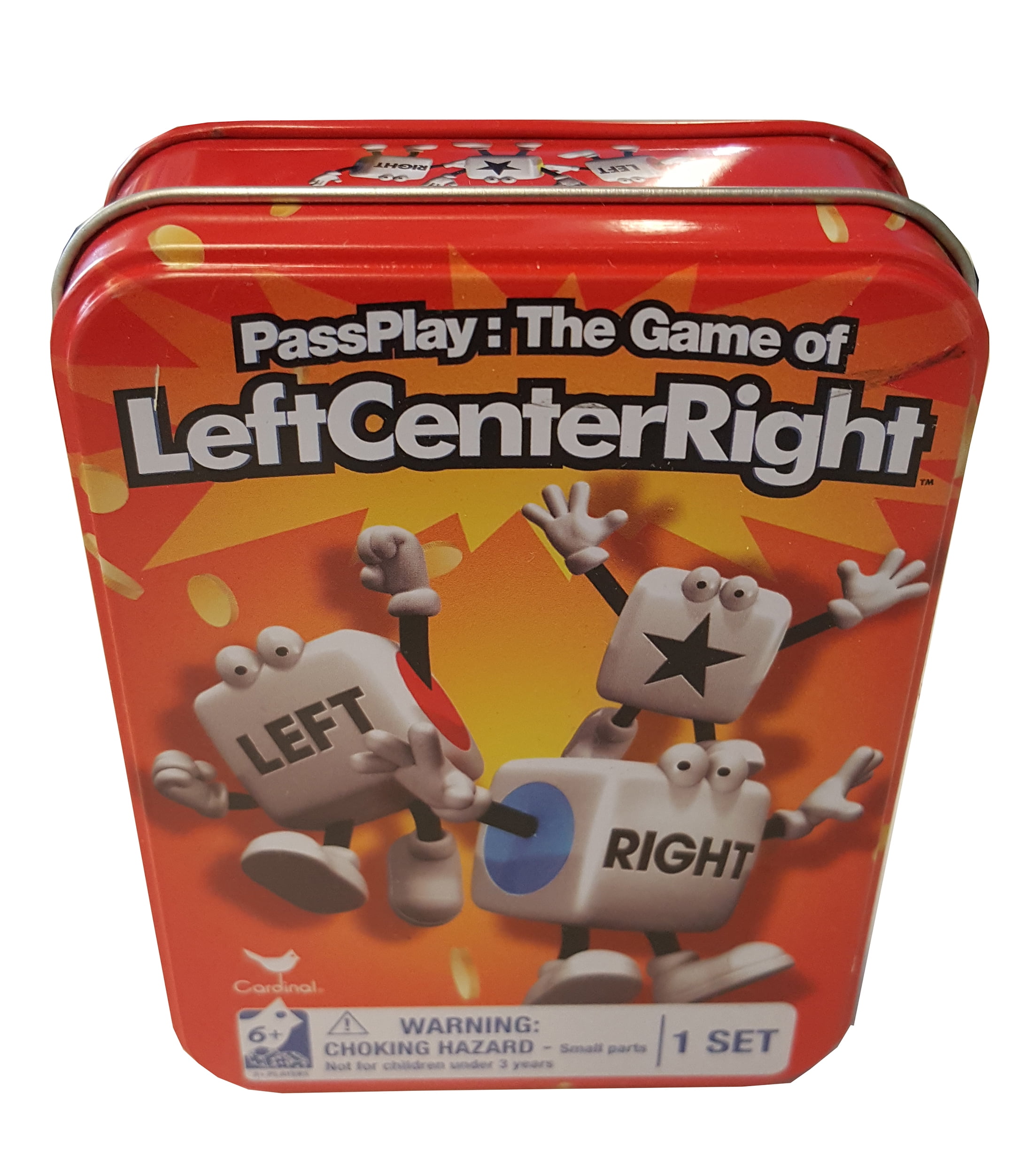 Classic Left Center Right Game in a Tin