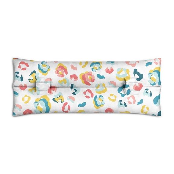 Classic Leopard Pattern Recovery Pillow - Adjustable Seatbelt Cushion for Long Car Rides & Post-Surgery Comfort | Soft Fabric & Injury Protection