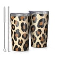 thumbnail image 1 of Classic Leopard Print 10oz Tumblers Stainless Steel Tumbler with Lid and Straw,Vacuum Insulated Double Wall Travel Tumbler Cups with Cleaning Brush for Coffee, Tea, 1 of 4