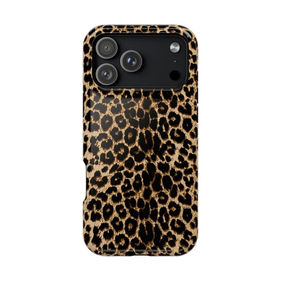 Classic Leopard Tough Case for iPhone 18 Pro & 18 Pro Max, Trendy Dual-Layer Animal Print Protection