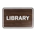 thumbnail image 1 of Classic Library Sign (Walnut) - Small, 1 of 1