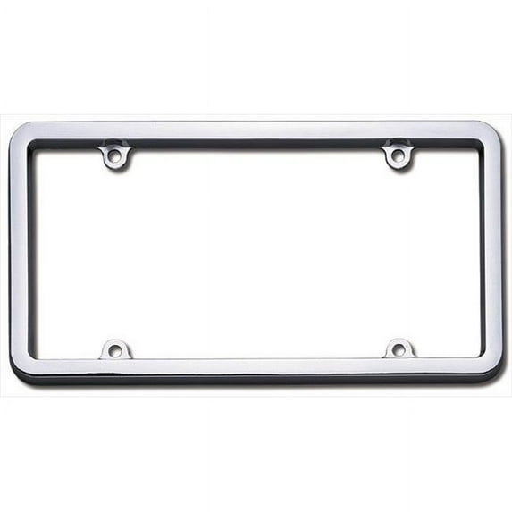 Classic License Plate Frame, Chrome