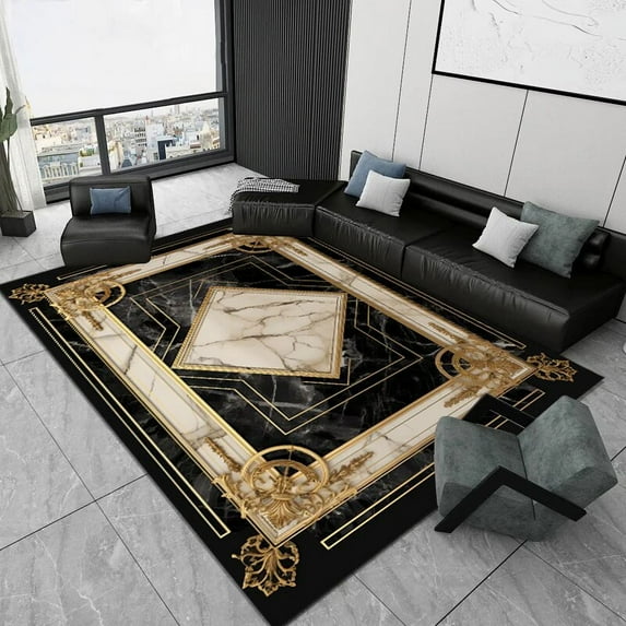 Classic Light Luxury Carpets Living Room Home Decor Rugs for Bedroom Bedside Lounge Large Area Rug 140x200cm Study Non-slip Mats