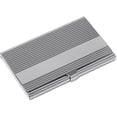 thumbnail image 1 of Classic Linear Print Business Card Holder, 1 of 5