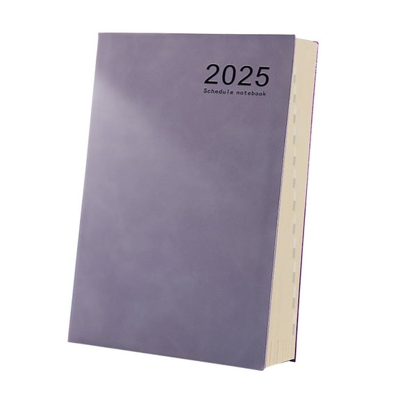 Classic Lined Notebook 2025 Weekly Planner Notebook Hardcover 2025 Calendar Planner With Monthly Tab 80gsm Thick Paper Daily Planner 365-day Office Plan