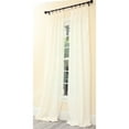 thumbnail image 1 of Classic Linen Rod Pocket Single Curtain Panel Dark Grey 52"x84" 84 Inches, 1 of 5