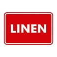 thumbnail image 1 of Classic Linen Sign (Red) - Large, 1 of 1