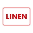 thumbnail image 1 of Classic Linen Sign (White/Red) - Large, 1 of 1