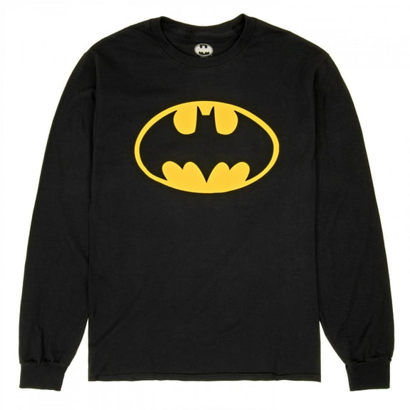 Classic Logo L/S Adult 18/1 Black Bm288