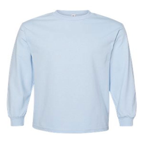 ★GENERAL IDEA★ SOFT BASIC LONG SLEEVE T-SHIRT BLUE WBD3L01 Classic-Long-Sleeve-Tee-3XL-