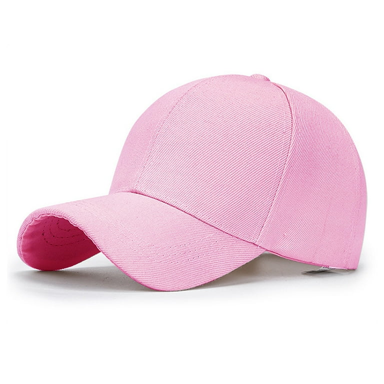 Classic Low Profile Cotton Hat Men Women Baseball Cap Dad Hat Adjustable Unconstructed Plain Cap Pink G192095