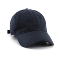 thumbnail image 1 of Classic Low Profile Cotton Hat Men Women Baseball Cap Dad Hat Adjustable Unconstructed Plain Cap - navy blue, 1 of 6