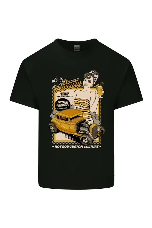 Classic Luxury Hot Rod Superior Performance Vintage Car Cotton Tee,for unisex up to 5XL