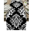thumbnail image 1 of Classic Luxury Vintage Damask Black Wedding rations Coffee Table r Tablecloth Table Kitchen rative Table Runner, 1 of 7