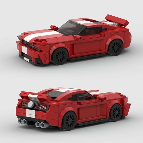 Classic MOC GT500 Generation 5 Speed Champions Racer Building Blocks Brick Technique City Sports Racing Vehicle Model kids Toys