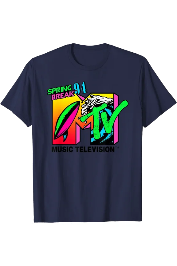 Classic MTV Logo Spring Break 94' T-Shirt, Unisex T-Shirt