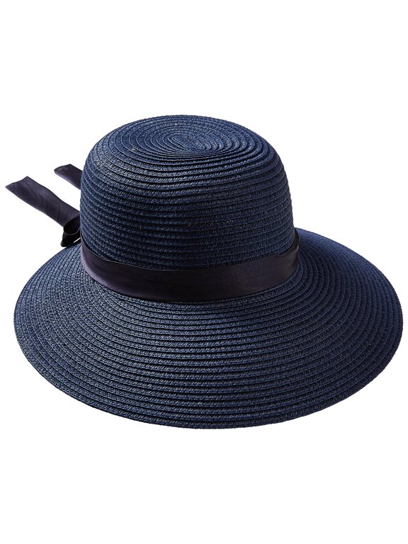 Classic Madeline Bow Hat, Navy
