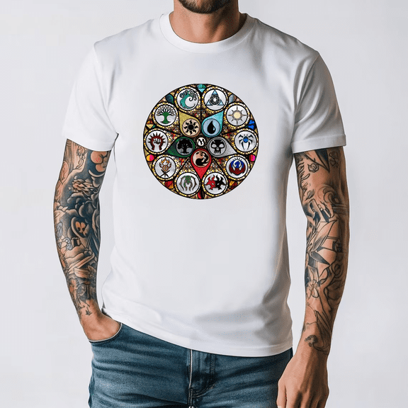 Classic Magic Card Game MTG Wizard Fantasy Graphic Top Unisex T-Shirt, S-3XL