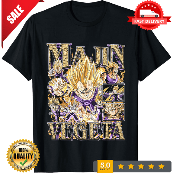 Classic Majin Vegeta T-Shirt, CROWD FAVORIT-TH77512