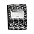thumbnail image 1 of Classic Marble Composition Book, American Style Wide Ruled Sewn Binding Notebook, Black and White Snowflake Pattern Journal for Notes B#076 Cow Pattern, 1 of 4