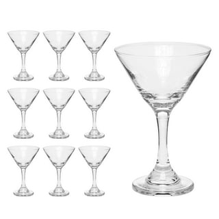 Cheers.us 220ml Stainless Steel Martini Glasses, Real Deal Steel Shatterproof Metal Cocktail Glasses, Unbreakable, Durable, Mirror Polished Finish