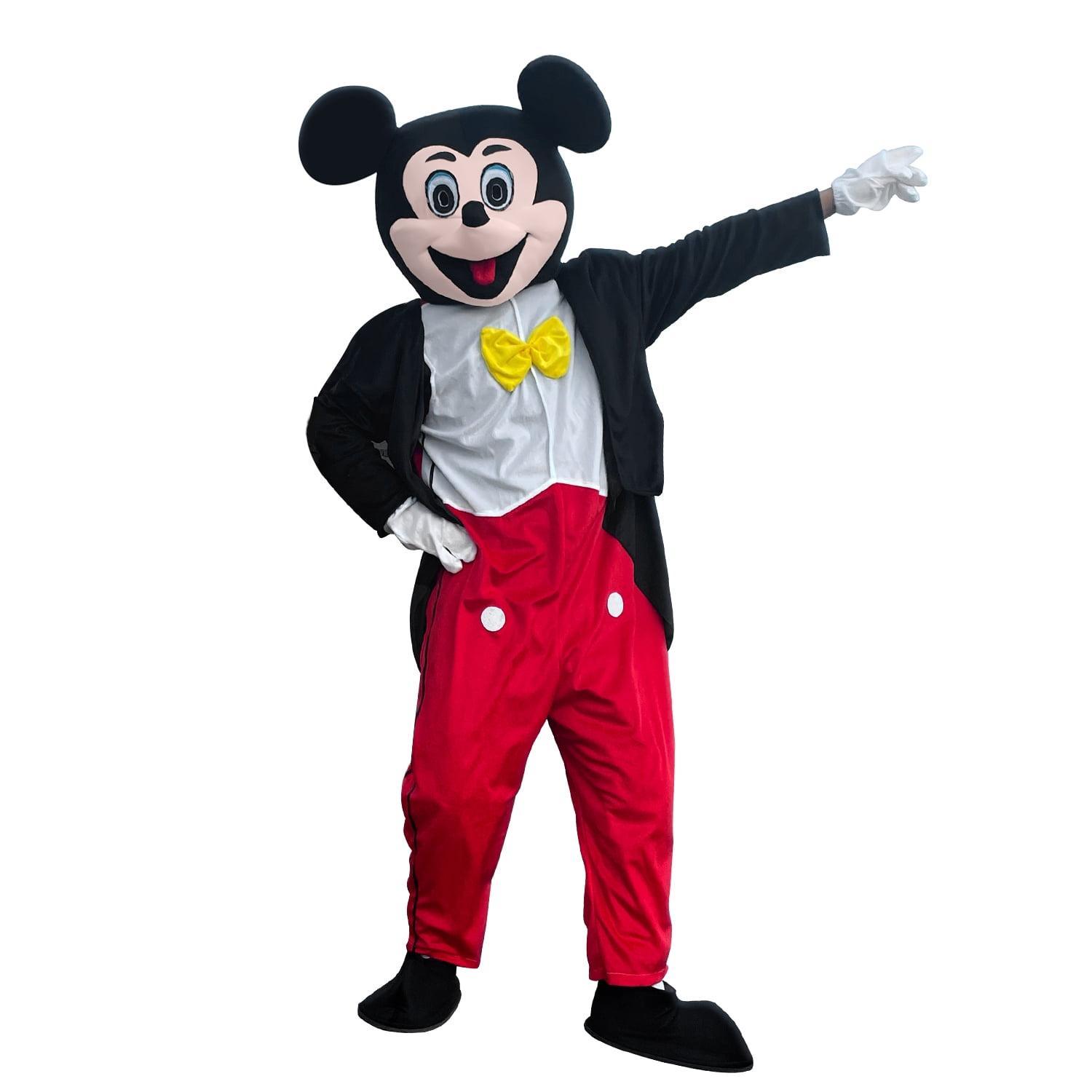 Déguisement de mascotte Mickey et Minnie Mouse Halloween pour adulte