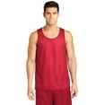 thumbnail image 1 of Classic Men Mesh Reversible Tank Color True Red Size X-Large, 1 of 8