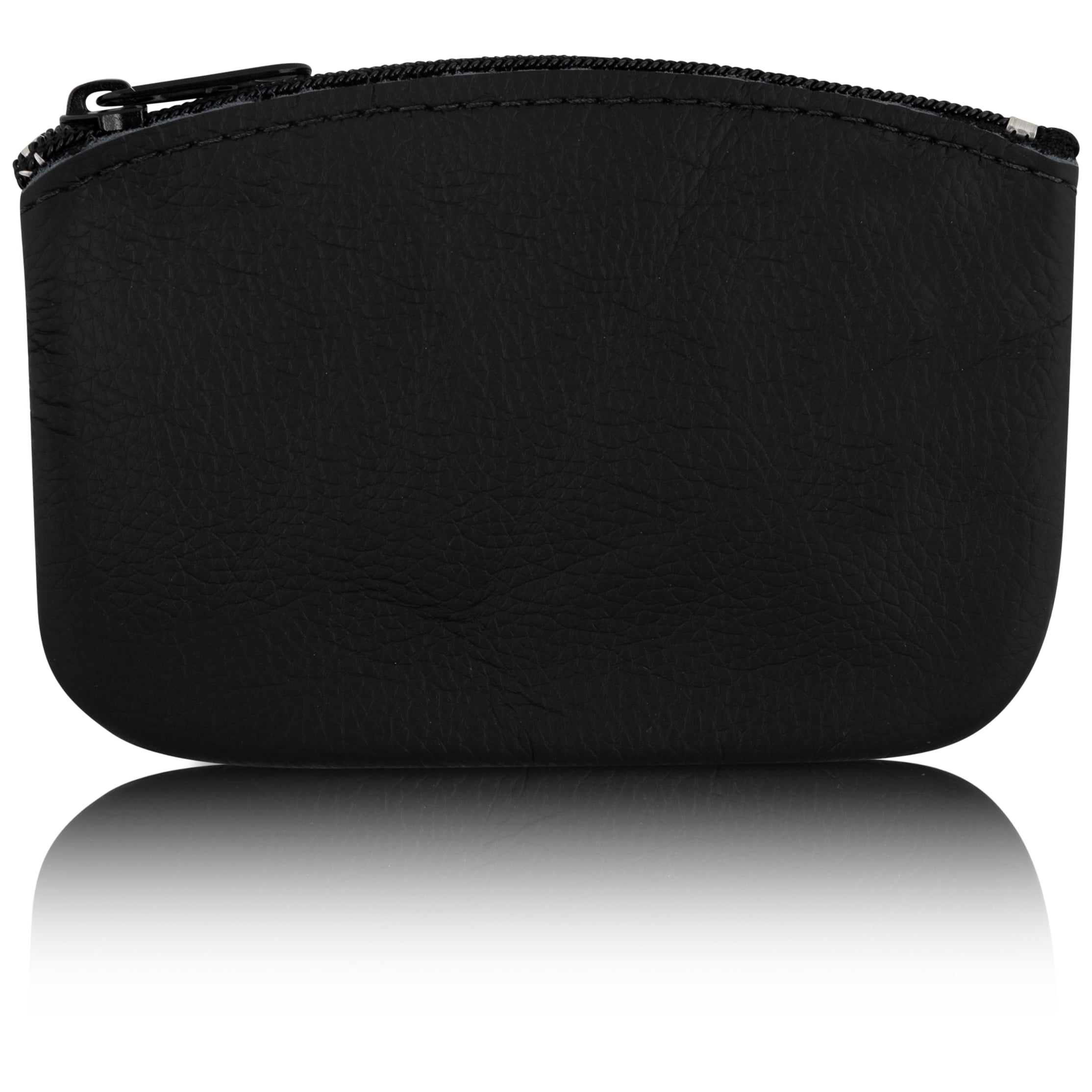 Classic Men s Large Coin Pouch Change Holder Genuine Leather