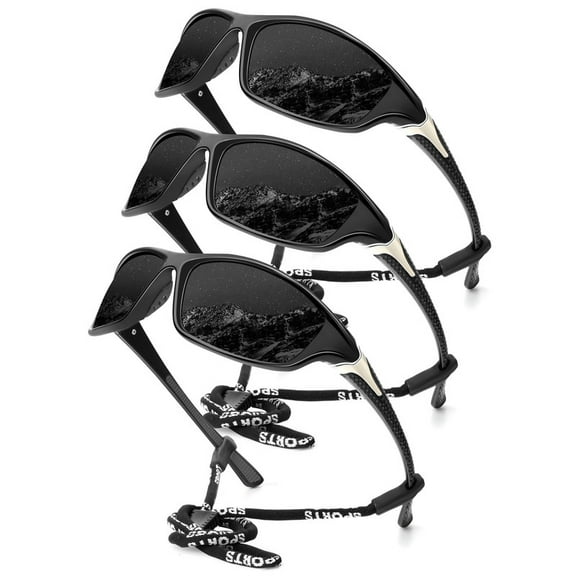 Classic Men's Polarized Sunglasses Men's Sports Style Polarized Sunglasses UV Protection Suitable for Riding Driving Fishing Sports